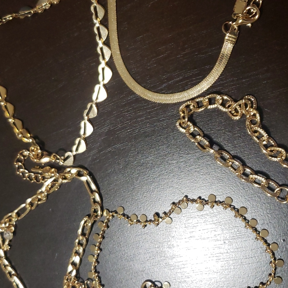 🌼🎉HP🎉New boutique 5 piece anklet set - Picture 6 of 10